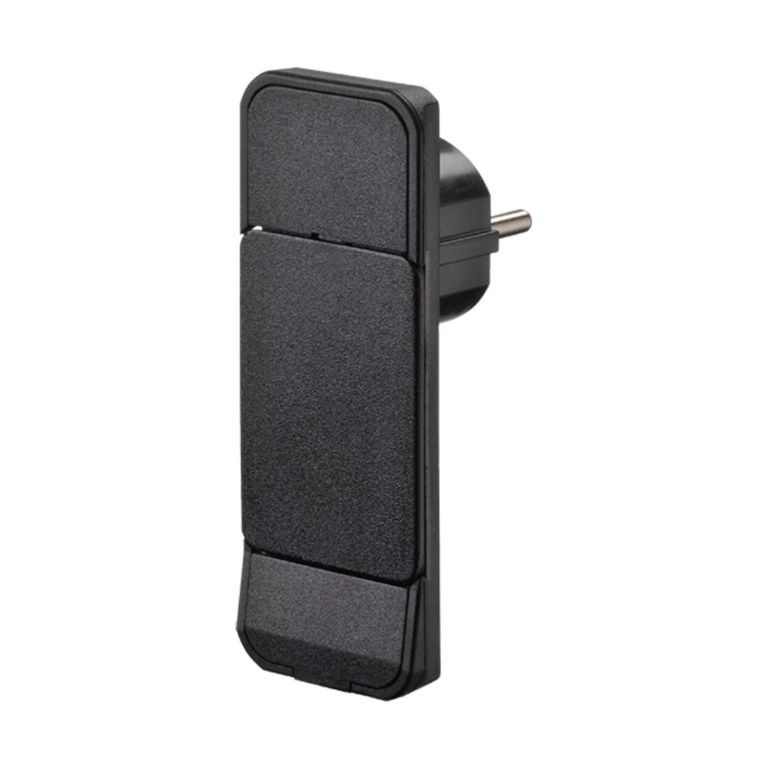 Bachmann Schutzkont.-Flachstecker sw, ohne Ltg 933.008