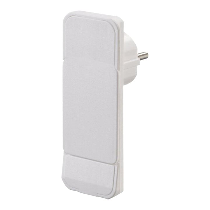 Bachmann Schutzkont.-Flachstecker ws, ohne Ltg 933.009