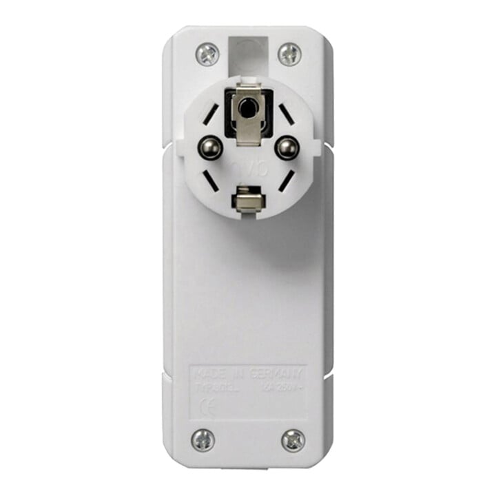 Bachmann Schutzkont.-Flachstecker ws, ohne Ltg 933.009
