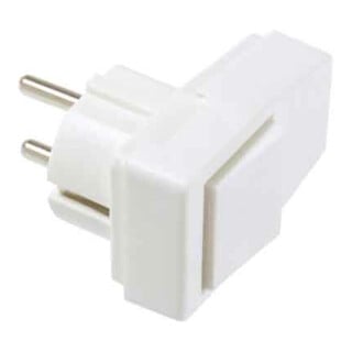 Bachmann Schutzkontakt-Stecker sw,Winkel 911.171