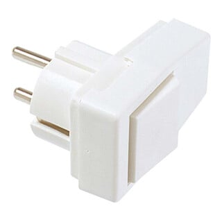 Bachmann Schutzkontakt-Stecker ws, abscha.Winkel 911.271