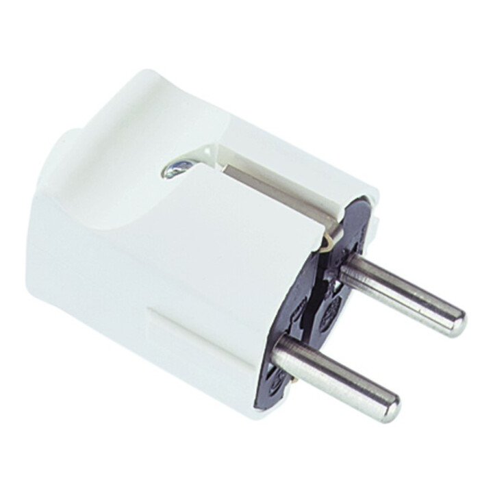 Bachmann Schutzkontakt-Stecker ws,Zentral 910.270