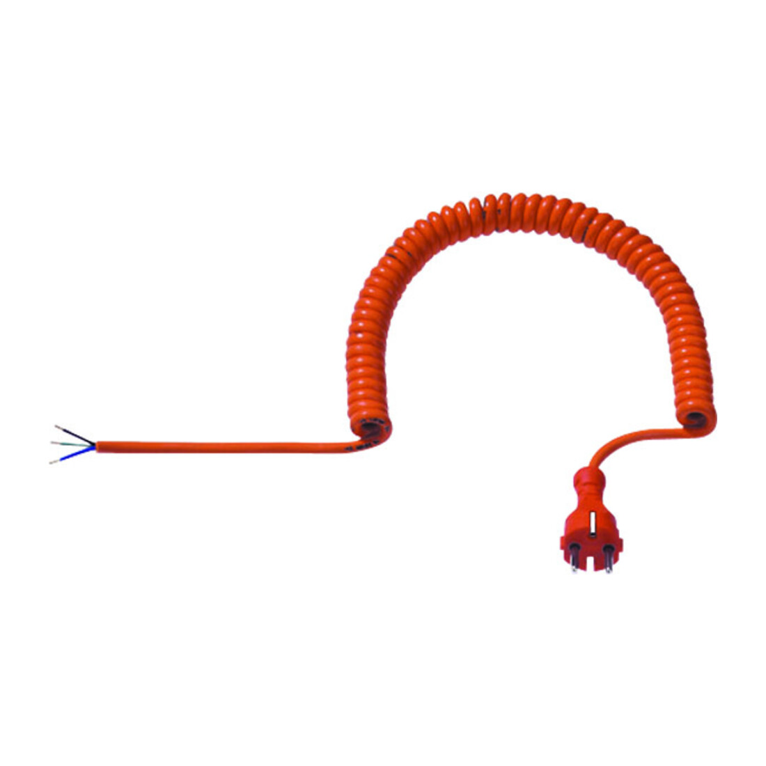 Bachmann Spiralleitung PUR 2,5m,orange 665.870