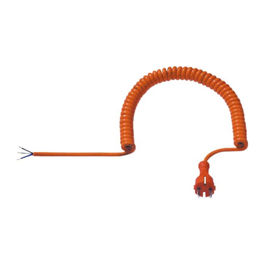 Bachmann Spiralleitung PUR 2,5m,orange 665.870
