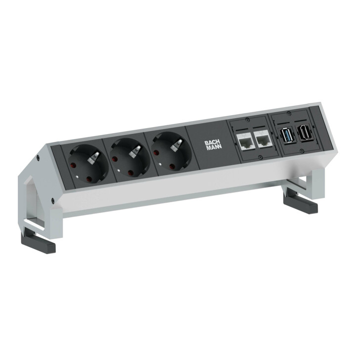 Bachmann Steckdoseneinheit 3xSchutzk.1xUSB 902.302