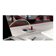 Bachmann Steckdoseneinheit TWIST sw 1xSchutz.,2xKeystone 931.001-5