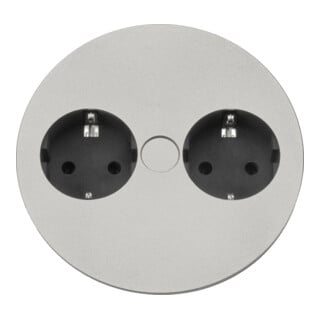 Bachmann Steckdoseneinheit TWIST sw 2xSchutzk. 931.000
