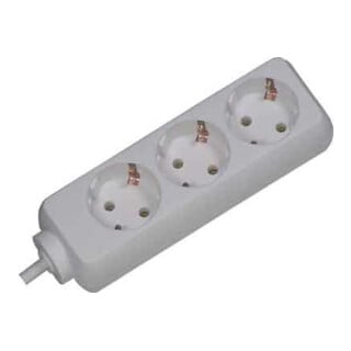 Bachmann Steckdosenleiste 3f. m.Winkelstecker ws 387.270S