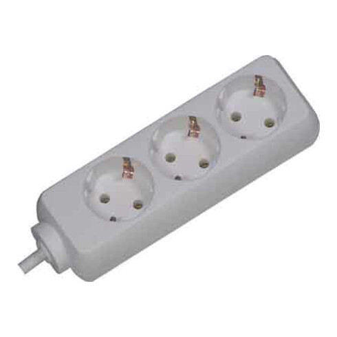 Bachmann Steckdosenleiste 3f. m.Winkelstecker ws 387.270S