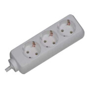 Bachmann Steckdosenleiste 3f. m.Winkelstecker ws 387.270S