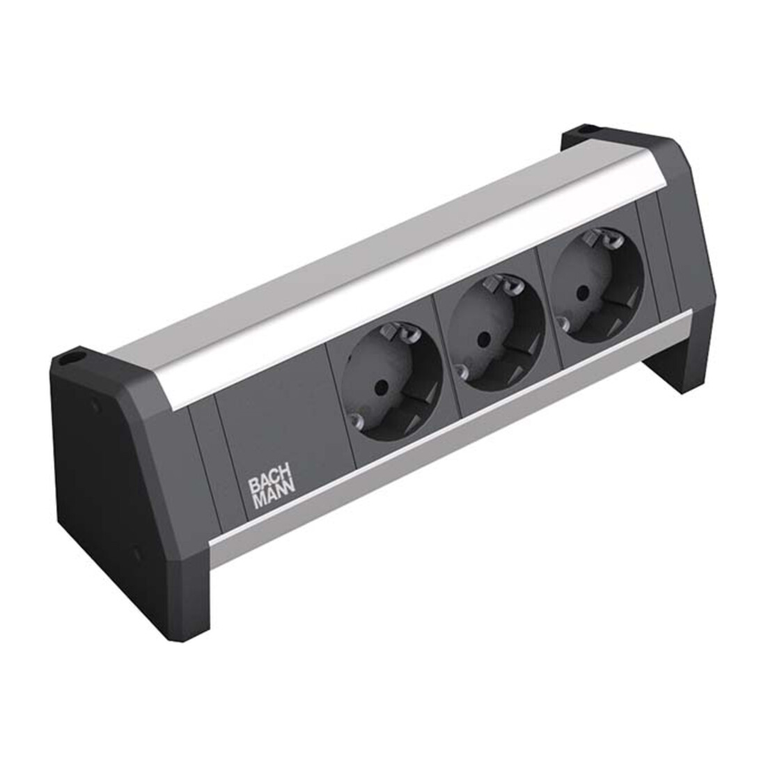 Bachmann Steckdosenleiste 3xSchutzk.schwarz 902.0048