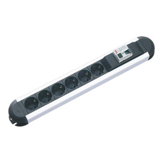 Bachmann Steckdosenleiste 6f. m. FI-Schutzschalter 331.035