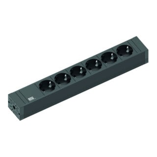 Bachmann Steckdosenleiste 6x Schutzkontakt 2m 420.0018
