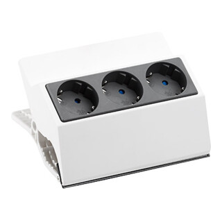 Bachmann Steckdosenleiste Peggy 3x Schutzk. weiss 500.000