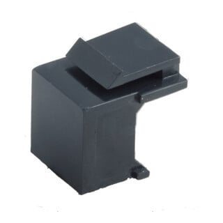 Bachmann Steckplatzabdeckung Keystone 1-f schwarz 917.057