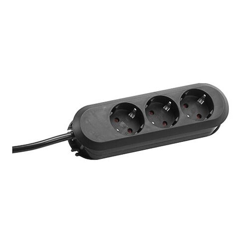 Bachmann Tischsteckdose 3f. 3,0m sw 388.171
