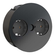 Bachmann TWIST Multiprise 2xCEE7/3 2m AEH noir 931.150-1