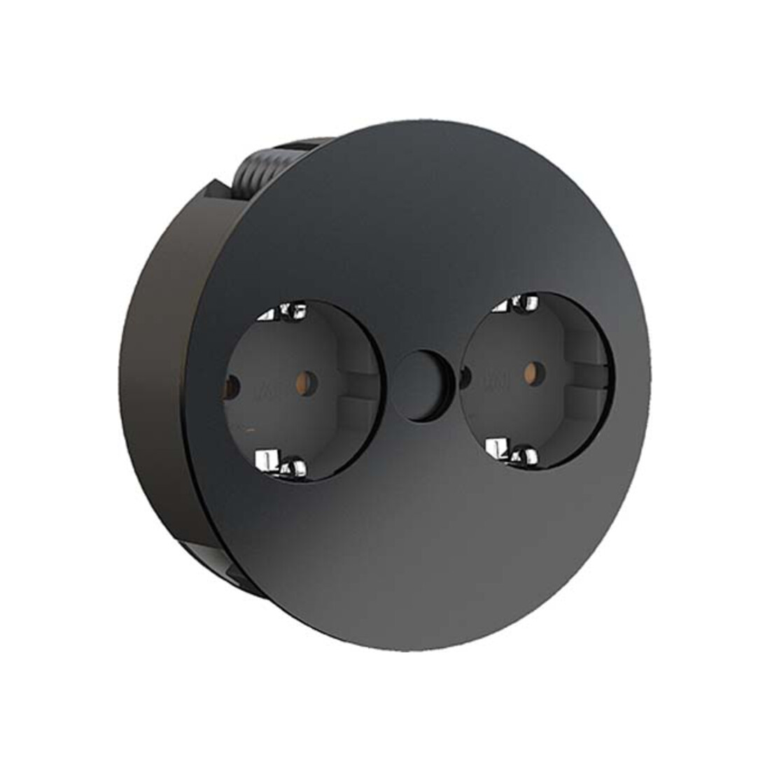 Bachmann TWIST Multiprise 2xCEE7/3 2m AEH noir 931.150