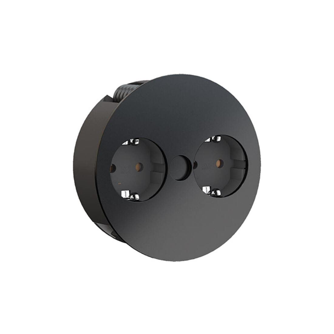 Bachmann TWIST Multiprise 2xCEE7/3 2m AEH noir 931.150