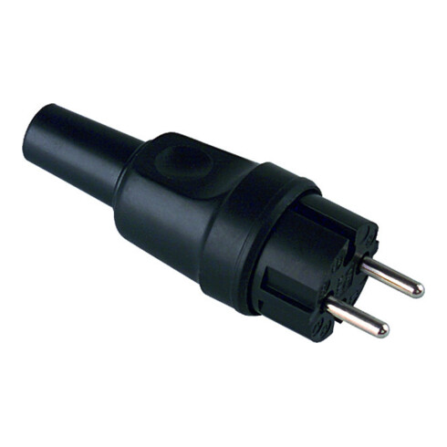Bachmann Vollgummi-Konturenstecker 2-pol. sw 919.179