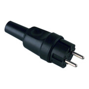 Bachmann Vollgummi-Konturenstecker 2-pol. sw 919.179-3