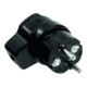 Bachmann Vollgummi-Winkelstecker sw 919.171