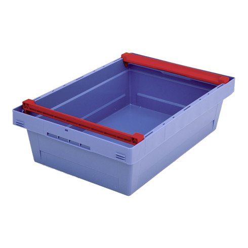 Bacs de distribution Bito série MB MBB64171 l 600 x l 400 x H 173 bleu-gris