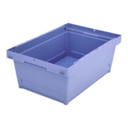 Conteneur réutilisable Bito MB à double fond, bleu colombe