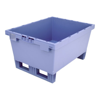Bacs de distribution MB à fond double MB86421DKUFE l 800 x l 600 x H 523 bleu-gr