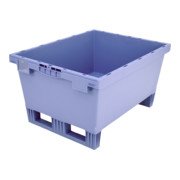 Bacs de distribution MB à fond double MB86421DKUFE l 800 x l 600 x H 523 bleu-gr