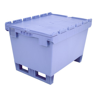 Bacs de distribution MB à fond double MBD86421DKUFE l 800 x l 600 x H 553 bleu-g