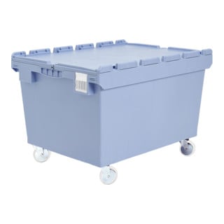Bacs de distribution MB à fond double MBD86421DROLL-K l 800 x l 600 x H 553 bleu