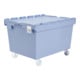 Bacs de distribution MB à fond double MBD86421DROLL-K l 800 x l 600 x H 553 bleu-1