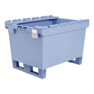 Bacs de distribution MB à fond nervuré MBB86421RKUFE l 800 x l 600 x H 553 bleu- 800 mm