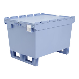 Bacs de distribution MB à fond nervuré MBD86421RKUFE l 800 x l 600 x H 553 bleu- 800 mm