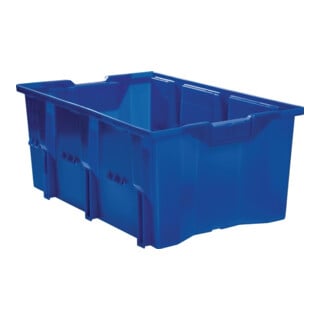 Bacs gerbables-emboîtables PP bleu L480xl312xH200mm LA-KA-PE