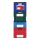 Bacs gerbables-emboîtables PP bleu L600xl400xH270mm LA-KA-PE