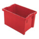 Bacs gerbables-emboîtables PP bleu L600xl400xH350mm LA-KA-PE-1