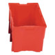 Bacs gerbables-emboîtables PP rouge L480xl312xH300mm LA-KA-PE