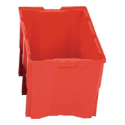 Bacs gerbables-emboîtables PP rouge L480xl312xH300mm LA-KA-PE-3