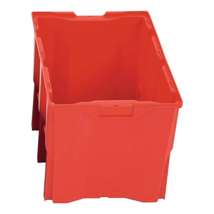 Bacs gerbables-emboîtables PP rouge L480xl312xH300mm LA-KA-PE