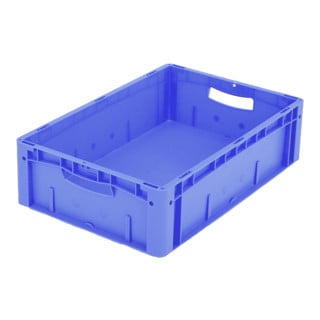 Conteneur gerbable Bito Euro XL à double fond bleu