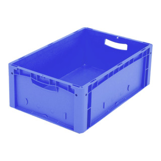 Conteneur gerbable Bito Euro XL à double fond bleu