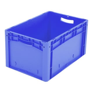 Conteneur gerbable Bito Euro XL à double fond bleu
