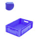 Bito Euro stacking container XL avec fond nervuré RX bleu 400 mm 600 mm-1