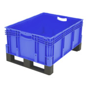 Bito Euro stacking container XL avec patins montés bleu 600 mm 800 mm-1