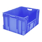 Conteneur gerbable Bito Euro XL avec ouverture de visualisation/enlèvement sur le côté long bleu 600 mm 800 mm-1