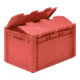 Bacs gerbables norme Europe Bito série XL XLD32171 l 300 x l 200 x H 188 rouge
