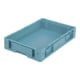 Bacs pour petit matériel KLT à fond nervuré Bito KLT64120R l 600 x l 400 x H 120 turq