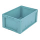 Bacs pour petit matériel KLT à fond nervuré Bito KLT64270R l 600 x l 400 x H 270 turq